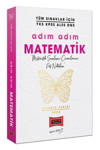 Yargı 2020 YKS KPSS DGS ALES Adım Adım Matematik Kelebek Serisi Yargı Yayınları