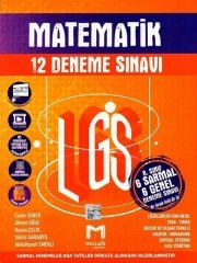 Mozaik 8. Sınıf LGS Matematik 12 Deneme Mozaik Yayınları