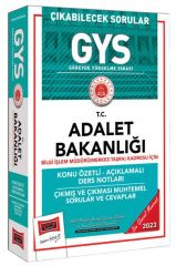 Yargı 2023 GYS Adalet Bakanlığı Bilgi İşlem Müdürü Konu Özetli Ders Notları Çıkmış ve Çıkması Muhtemel Sorular Görevde Yükselme Yargı Yayınları