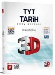 3D Yayınları YKS TYT Tarih Soru Bankası Video Çözümlü 3D Yayınları