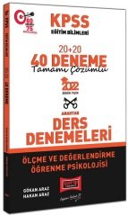 Yargı 2022 KPSS Eğitim Bilimleri Ölçme Değerlendirme, Öğrenme Psikolojisi Anahtar 40 Deneme Çözümlü - Gökan Araz Yargı Yayınları