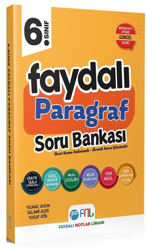 FNL 6. Sınıf Faydalı Paragraf Soru Bankası FNL Yayınları