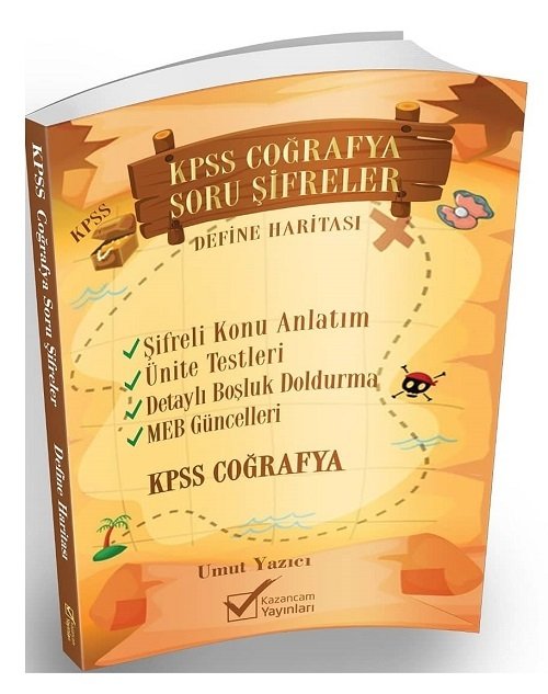 Kazancam 2022 KPSS Coğrafya Soru Şifreler Kitabı - Umut Yazıcı Kazancam Yayınları