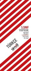 Simya 5. Sınıf Türkçe Yaprak Test Simya Yayınları