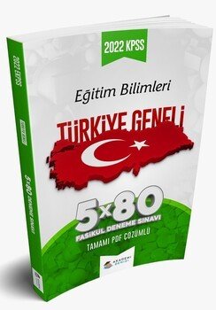 Akademi Denizi 2022 KPSS Eğitim Bilimleri Türkiye Geneli 5x80 Fasiküllü Deneme Akademi Denizi