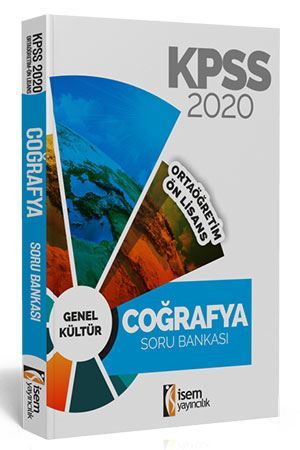 İsem 2020 KPSS Lise Ortaöğretim Ön Lisans Coğrafya Soru Bankası Çözümlü İsem Yayınları