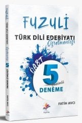 Dizgi Kitap ÖABT Türk Dili ve Edebiyatı Öğretmenliği FUZULİ 5 Deneme Çözümlü - Fatih Avcı Dizgi Kitap Yayınları