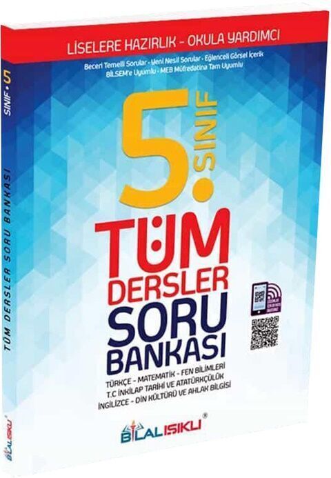 Bilal Işıklı 5. Sınıf Tüm Dersler Soru Bankası Çözümlü Bilal Işıklı Yayınları