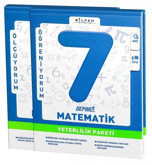 Bilfen 7. Sınıf Matematik Depar Yeterlilik Paketi Bilfen Yayıncılık