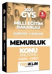 Yediiklim 2023 GYS MEB Milli Eğitim Bakanlığı Memurluk Konu Anlatımlı Görevde Yükselme Yediiklim Yayınları