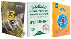 SÜPER FİYAT - Uzman Kariyer KPSS Genel Yetenek Genel Kültür 12 Deneme 3 lü Set Uzman Kariyer + Kuzey Akademi + Yeni Trend Yayınları