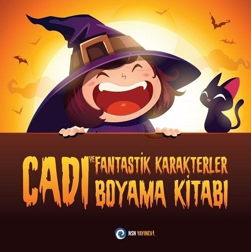 NSN Yayınları Cadı ve Fantastik Karakterler Boyama Kitabı NSN Yayınları