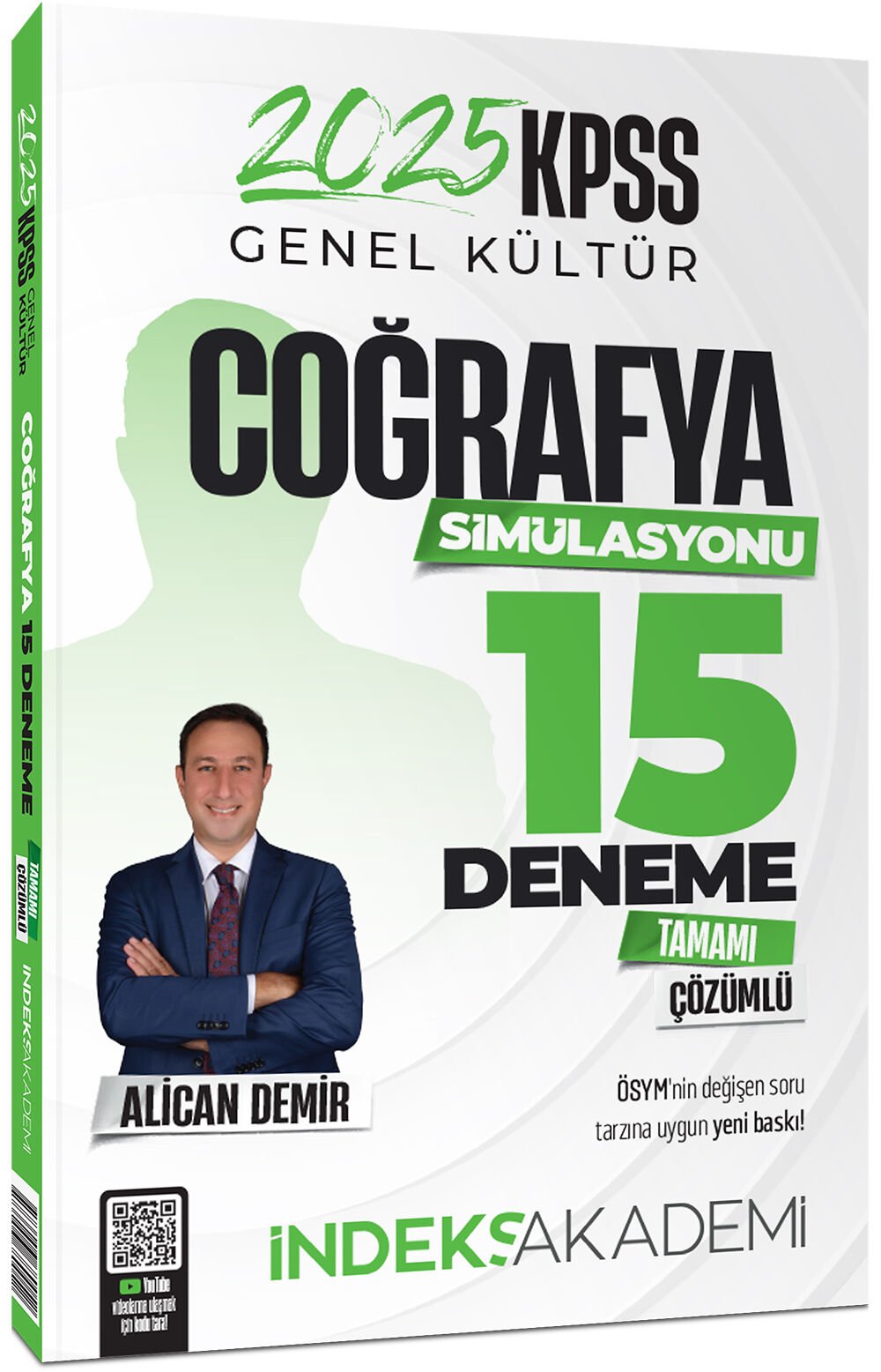 İndeks Akademi 2025 KPSS Coğrafya Simülasyonu 15 Deneme Çözümlü - Alican Demir İndeks Akademi Yayıncılık