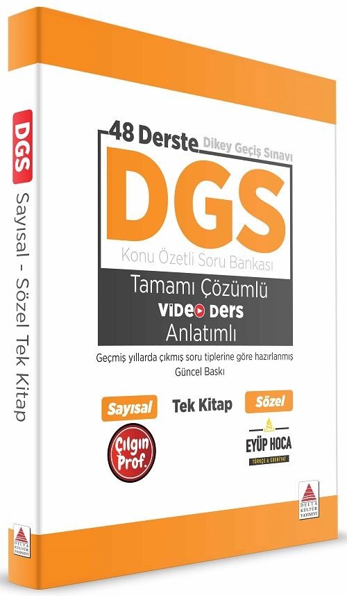 Delta Kültür DGS 48 Derste Konu Özetli Soru Bankası Çözümlü - Eyüp Hoca Delta Kültür Yayınları