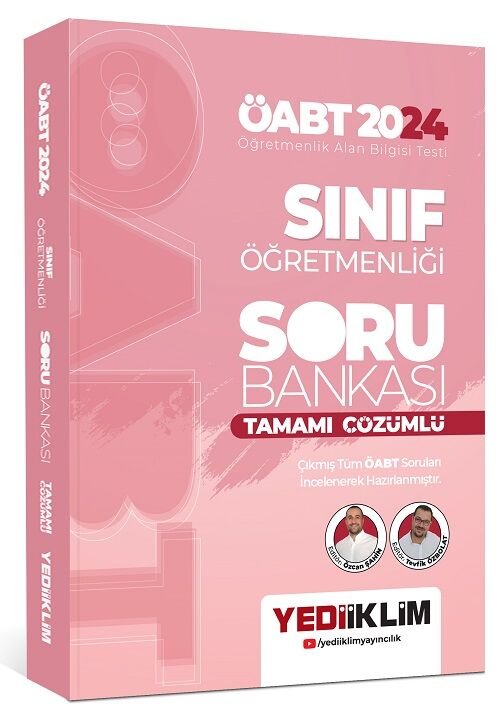 Yediiklim 2024 ÖABT Sınıf Öğretmenliği Soru Bankası Çözümlü - Özcan Şahin, Tevfik Özbolat Yediiklim Yayınları