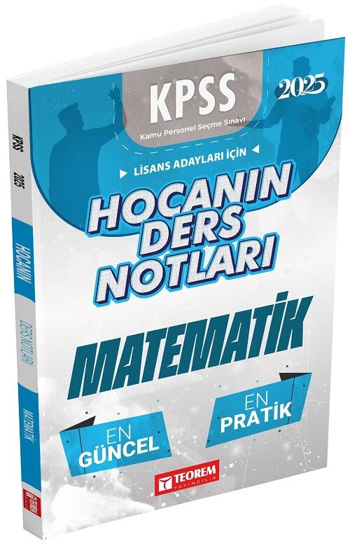 Teorem 2025 KPSS Matematik Hocanın Ders Notları Teorem Yayıncılık