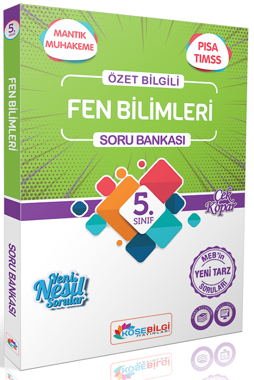 Köşebilgi 5. Sınıf Fen Bilimleri Soru Bankası Köşebilgi Yayınları