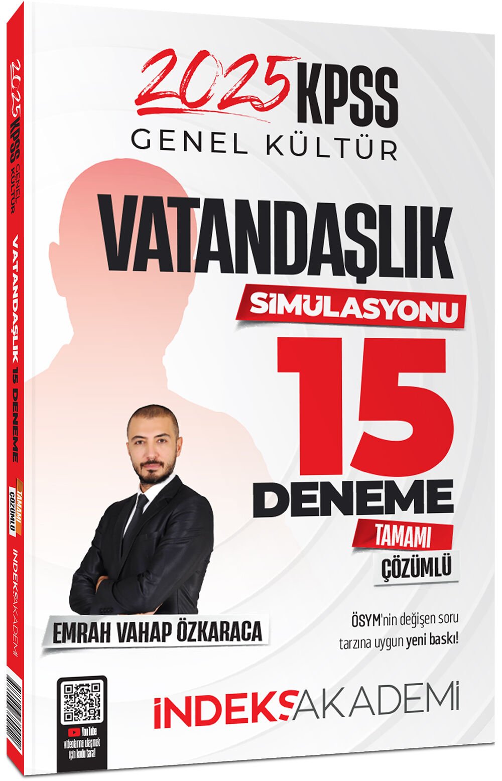 İndeks Akademi 2025 KPSS Vatandaşlık Simülasyonu 15 Deneme Çözümlü - Emrah Vahap Özkaraca İndeks Akademi Yayıncılık