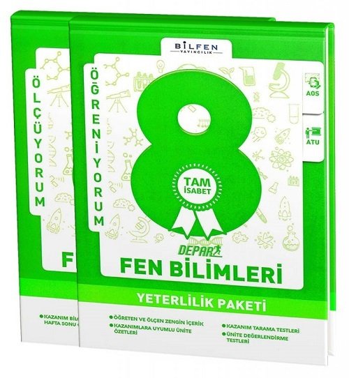 Bilfen 8. Sınıf Fen Bilimleri Depar Yeterlilik Paketi Bilfen Yayıncılık