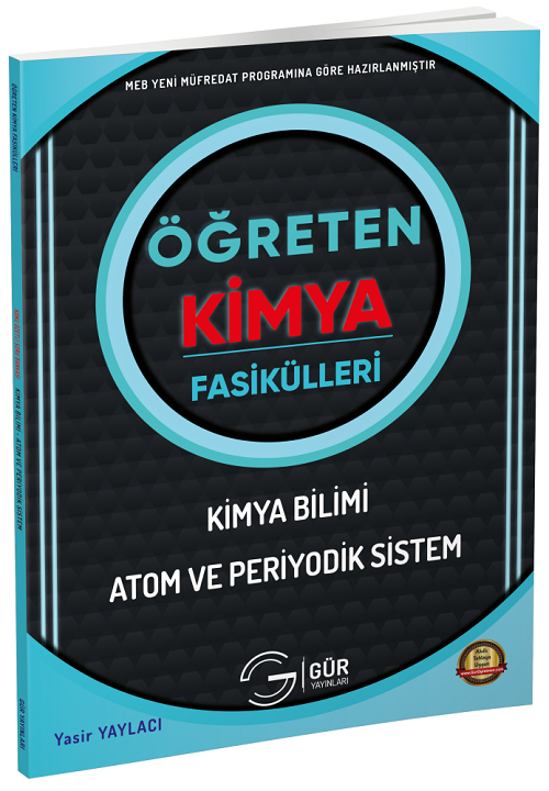 Gür Öğreten Kimya Fasikülleri - Kimya Bilimi Atom ve Periyodik Sistem Gür Yayınları