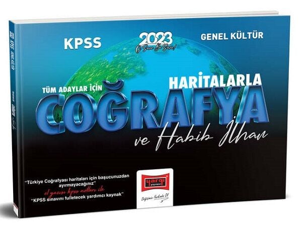 Yargı 2023 KPSS Haritalarla Coğrafya - Habib İlhan Yargı Yayınları