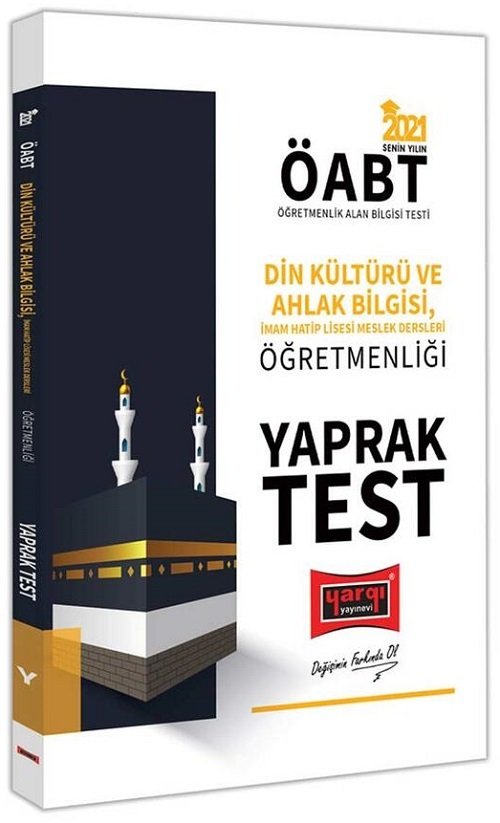 Yargı 2021 ÖABT Din Kültürü ve Ahlak Bilgisi Yaprak Test Yargı Yayınları