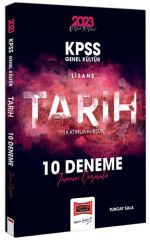 Yargı 2023 KPSS Tarih Tek Atımlık Kurşun 10 Deneme Çözümlü - Tuncay Sala Yargı Yayınları