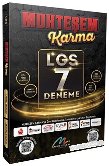 Muhteşem Karma 8. Sınıf LGS 7 Farklı Yayın 7 Deneme Muhteşem Yayınları