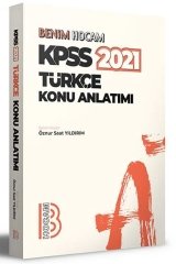 SÜPER FİYAT - Benim Hocam 2021 KPSS Türkçe Konu Anlatımı - Öznur Saat Yıldırım Benim Hocam Yayınları