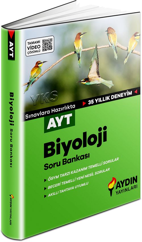 Aydın YKS AYT Biyoloji Soru Bankası Aydın Yayınları