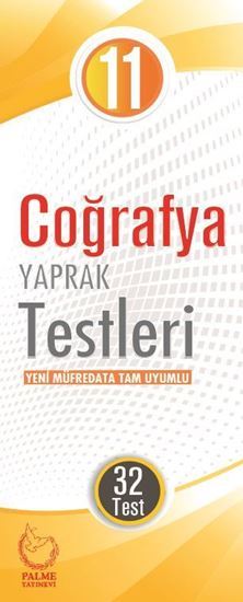 Palme 11. Sınıf Coğrafya Yaprak Testleri Palme Yayınları