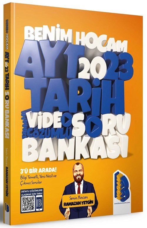 Benim Hocam 2023 YKS AYT Tarih Soru Bankası Video Çözümlü - Ramazan Yetgin Benim Hocam Yayınları