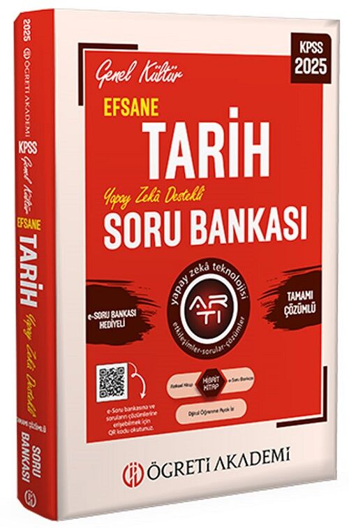 Öğreti 2025 KPSS Tarih Efsane Soru Bankası Çözümlü Öğreti Akademi