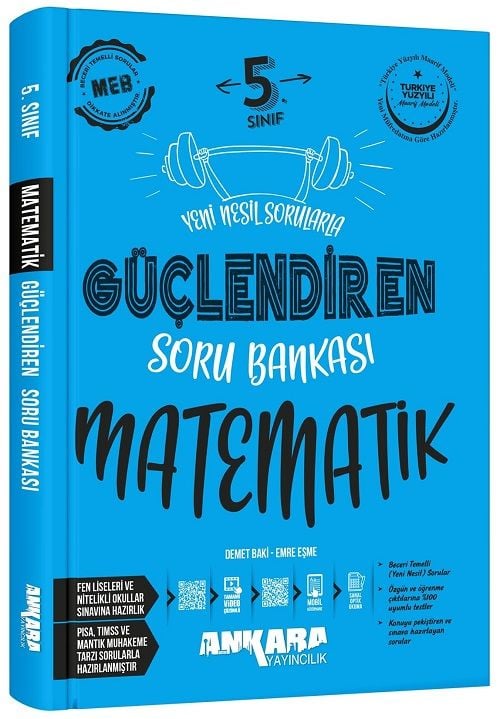 Ankara Yayıncılık 5. Sınıf Matematik Güçlendiren Soru Bankası Ankara Yayıncılık