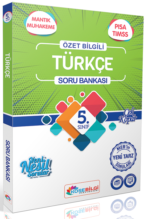 Köşebilgi 5. Sınıf Türkçe Soru Bankası Köşebilgi Yayınları