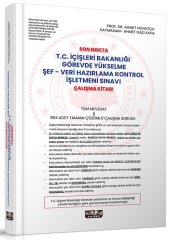 Savaş GYS İçişleri Bakanlığı Son Nokta Şef, Veri Hazırlama Kontrol İşletmeni Çalışma Kitabı Görevde Yükselme Savaş Yayınları