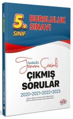 Editör 5. Sınıf Bursluluk Sınavı 4 Yıl Çıkmış Sorular Çözümlü Editör Yayınları