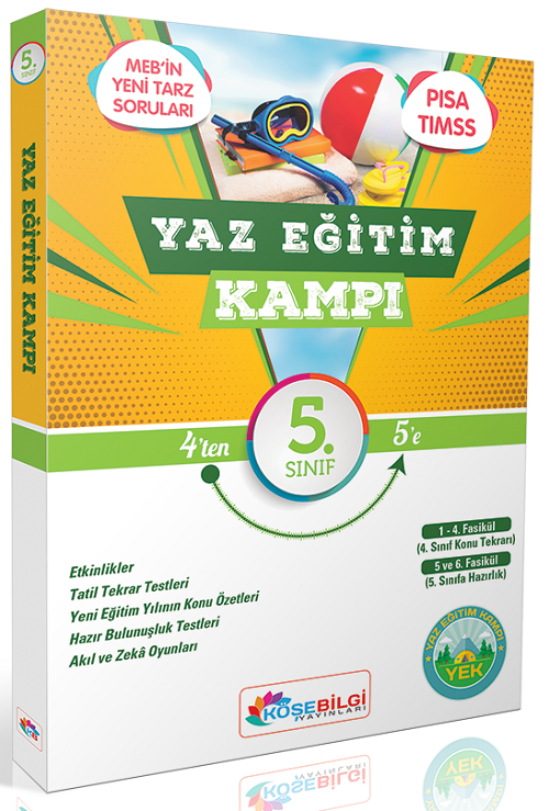 Köşebilgi 5. Sınıf Yaz Eğitim Kampı Tatil Kitabı Köşebilgi Yayınları