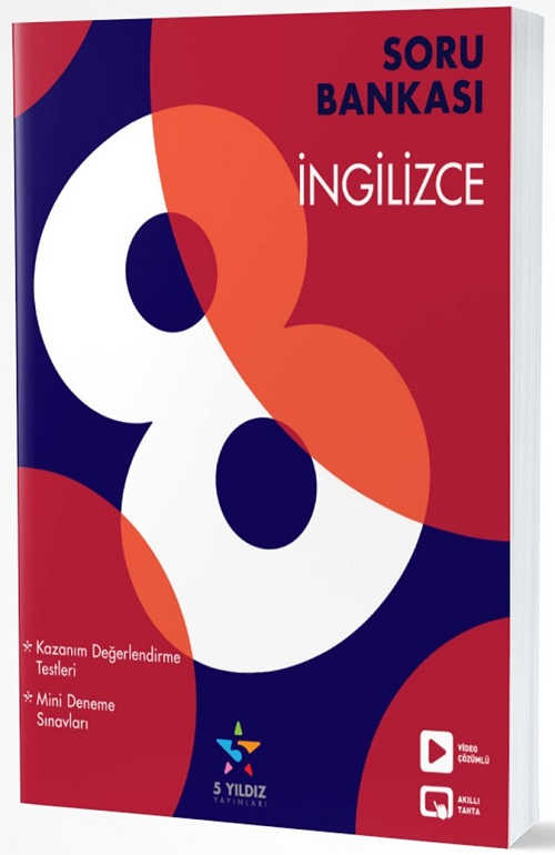 5 Yıldız 8. Sınıf İngilizce Soru Bankası 5 Yıldız Yayınları