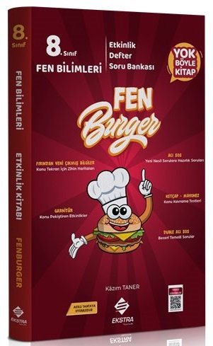 Ekstra 8. Sınıf Fen Bilimleri Fenburger Soru Bankası Ekstra Yayıncılık