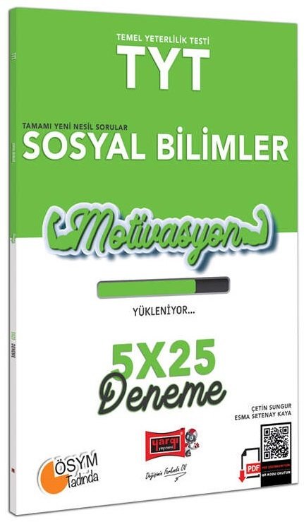 SÜPER FİYAT - Yargı YKS TYT Sosyal Bilimler Motivasyon 5x25 Deneme Yargı Yayınları