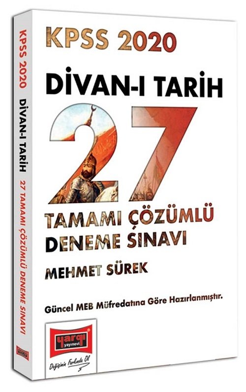 Yargı 2020 KPSS Divanı Tarih 27 Deneme Çözümlü Mehmet Sürek Yargı Yayınları