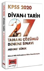 Yargı 2020 KPSS Divanı Tarih 27 Deneme Çözümlü Mehmet Sürek Yargı Yayınları