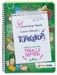SÜPER FİYAT - Hiper Zeka YKS TYT Türkçekopi Türkçe Anlatan Türkçe Defteri Hiper Zeka Yayınları
