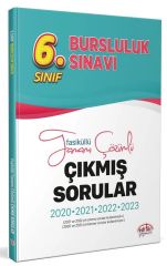 Editör 6. Sınıf Bursluluk Sınavı 4 Yıl Çıkmış Sorular Çözümlü Editör Yayınları