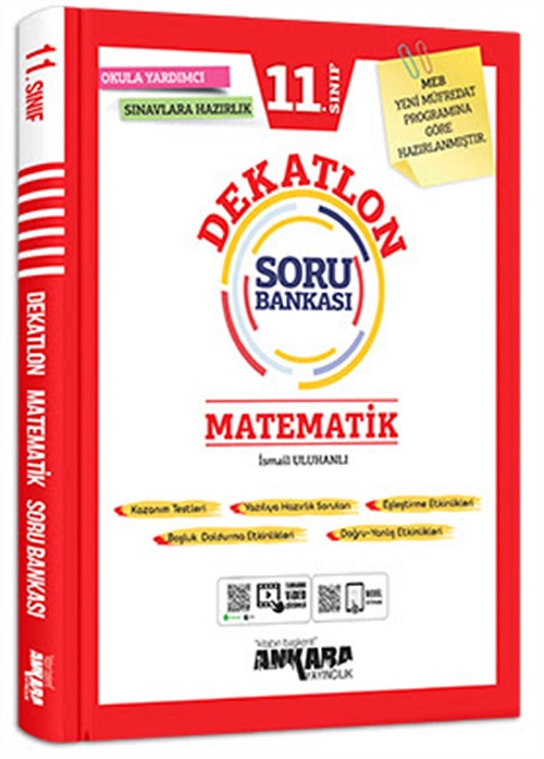 Ankara Yayıncılık 11. Sınıf Matematik Dekatlon Soru Bankası Ankara Yayıncılık