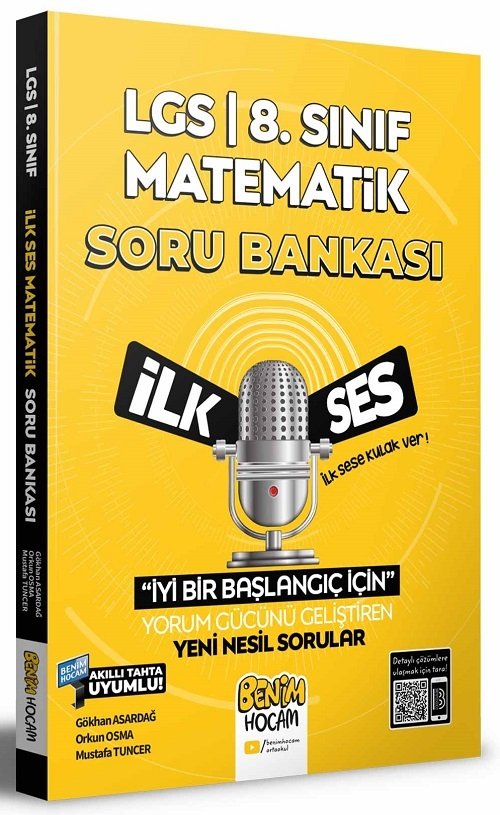 Benim Hocam 8. Sınıf LGS Matematik İlk Ses Soru Bankası Benim Hocam Yayınları