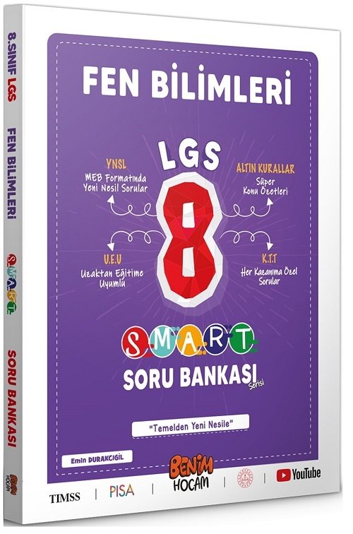 Benim Hocam LGS 8. Sınıf Fen Bilimleri Smart Soru Bankası Benim Hocam Yayınları