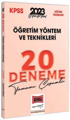 Yargı 2023 KPSS Eğitim Bilimleri Öğretim Yöntem ve Teknikleri 20 Deneme Çözümlü Yargı Yayınları