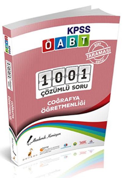 Pelikan ÖABT Coğrafya Öğretmenliği 1001 Çözümlü Soru Bankası Pelikan Yayınları